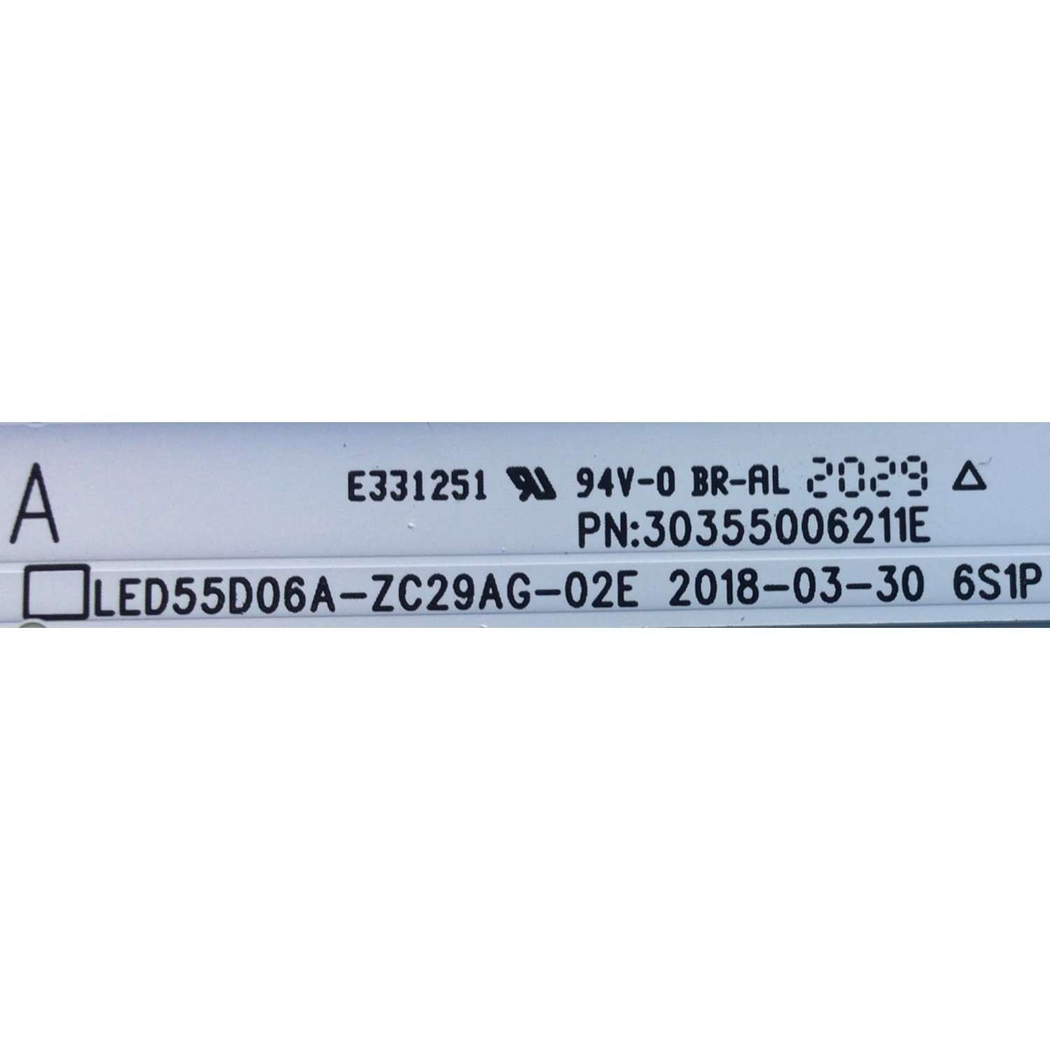 KIT DE LED'S PARA TV JVC / KONKA (10 PIEZAS) / NUMERO DE PARTE LED55D06A-ZC29AG-02E / LED55D06B-ZC29AG-02E / 30355006211E / 30355006212E / 55000M0JS / 200817AC05 / 200814BC05 / PANEL LC546PU4L / MODELOS LT-55MAW705 / 55U55A - Imagen 4